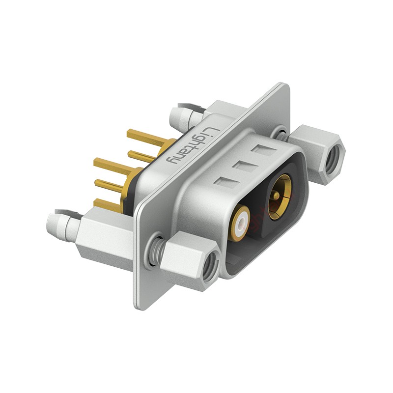 2V2公PCB直插板/鉚魚叉7.0/射頻同軸75歐姆