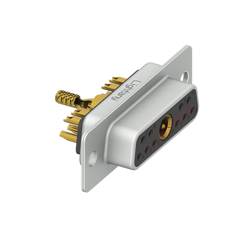 11W1母焊線式/光孔/射頻同軸50歐姆