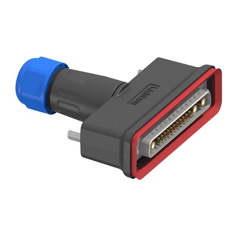 25W3公頭焊線+防水接頭/線徑5~11mm/射頻同軸75歐姆