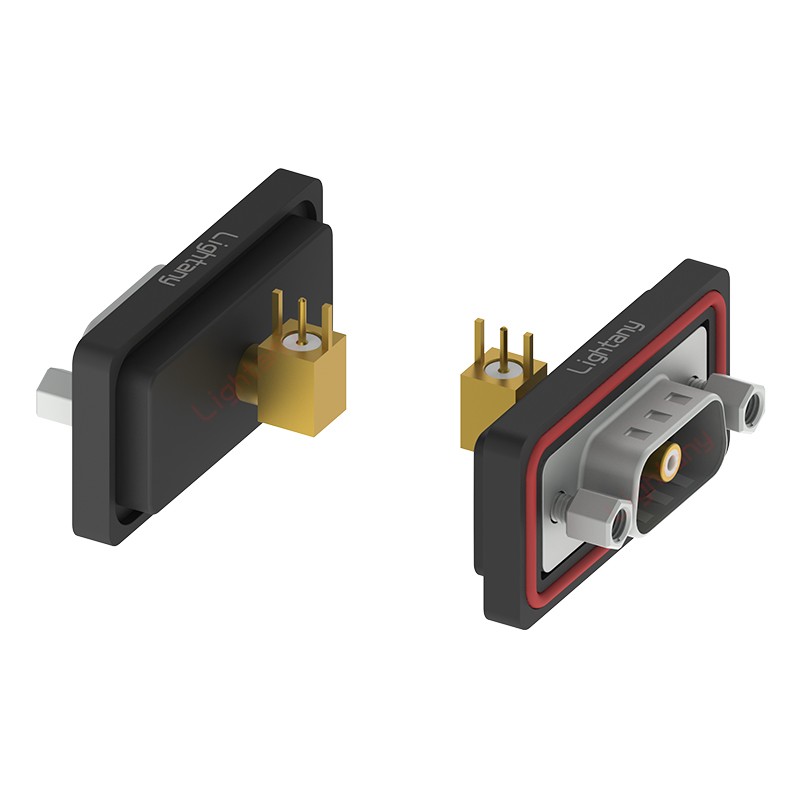 防水1W1公彎插板/鎖螺絲/射頻同軸50歐姆