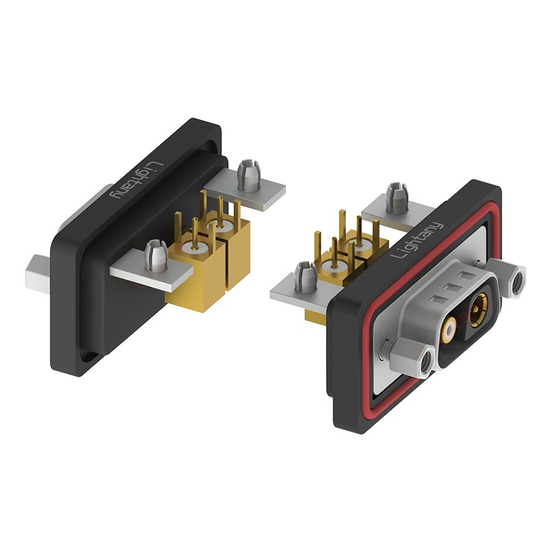 防水2V2公彎插板/鉚支架/鎖螺絲/射頻同軸50歐姆