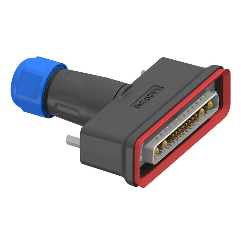 21W4公頭焊線+防水接頭/線徑5~11mm/大電流40A