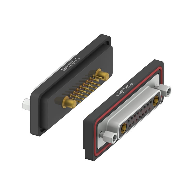 防水17W2母直插板/鎖螺絲/大電流40A