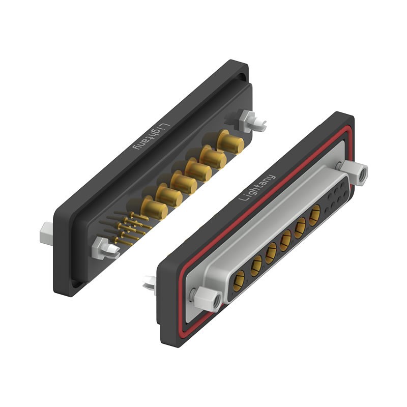 防水13W6B母直插板/鉚魚叉/鎖螺絲/大電流40A