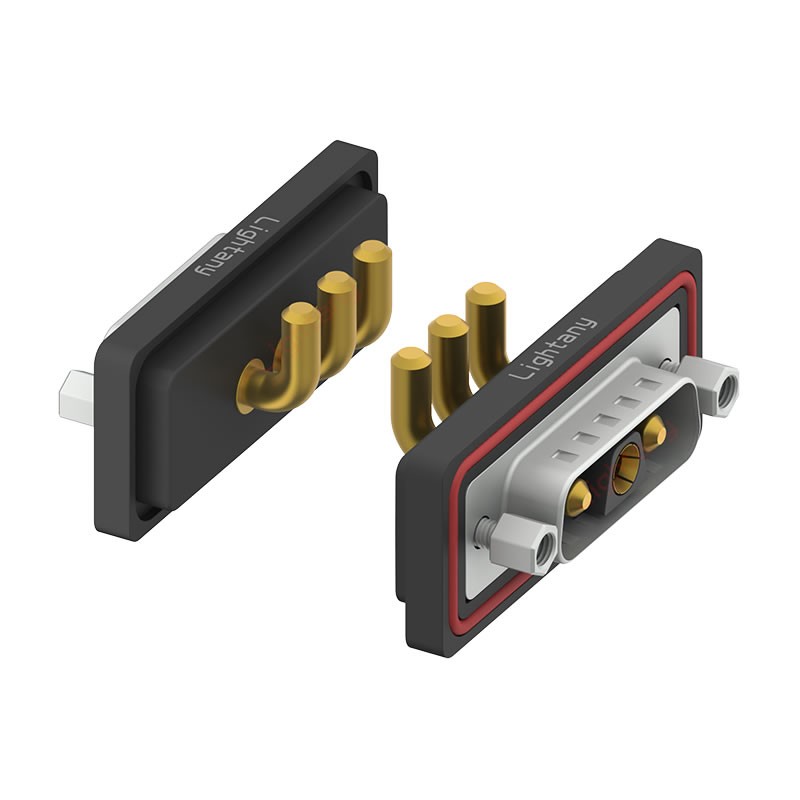 防水3V3公彎插板/鎖螺絲/大電流40A