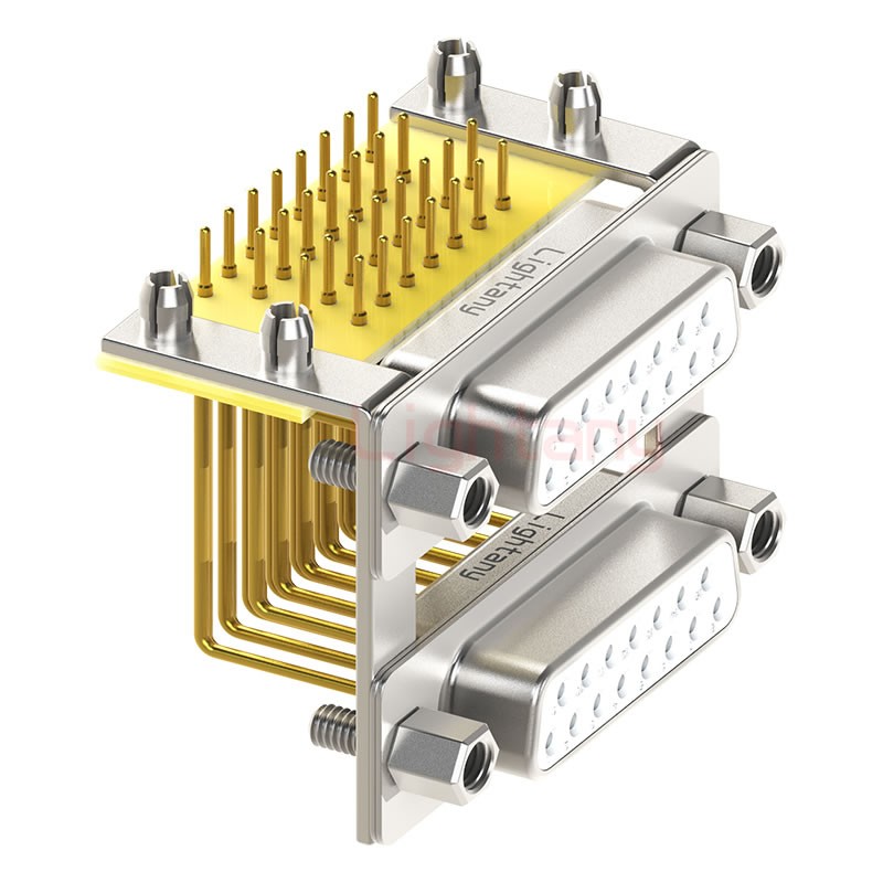 DR15 母對母 間距19.05車針雙胞胎 D-SUB連接器