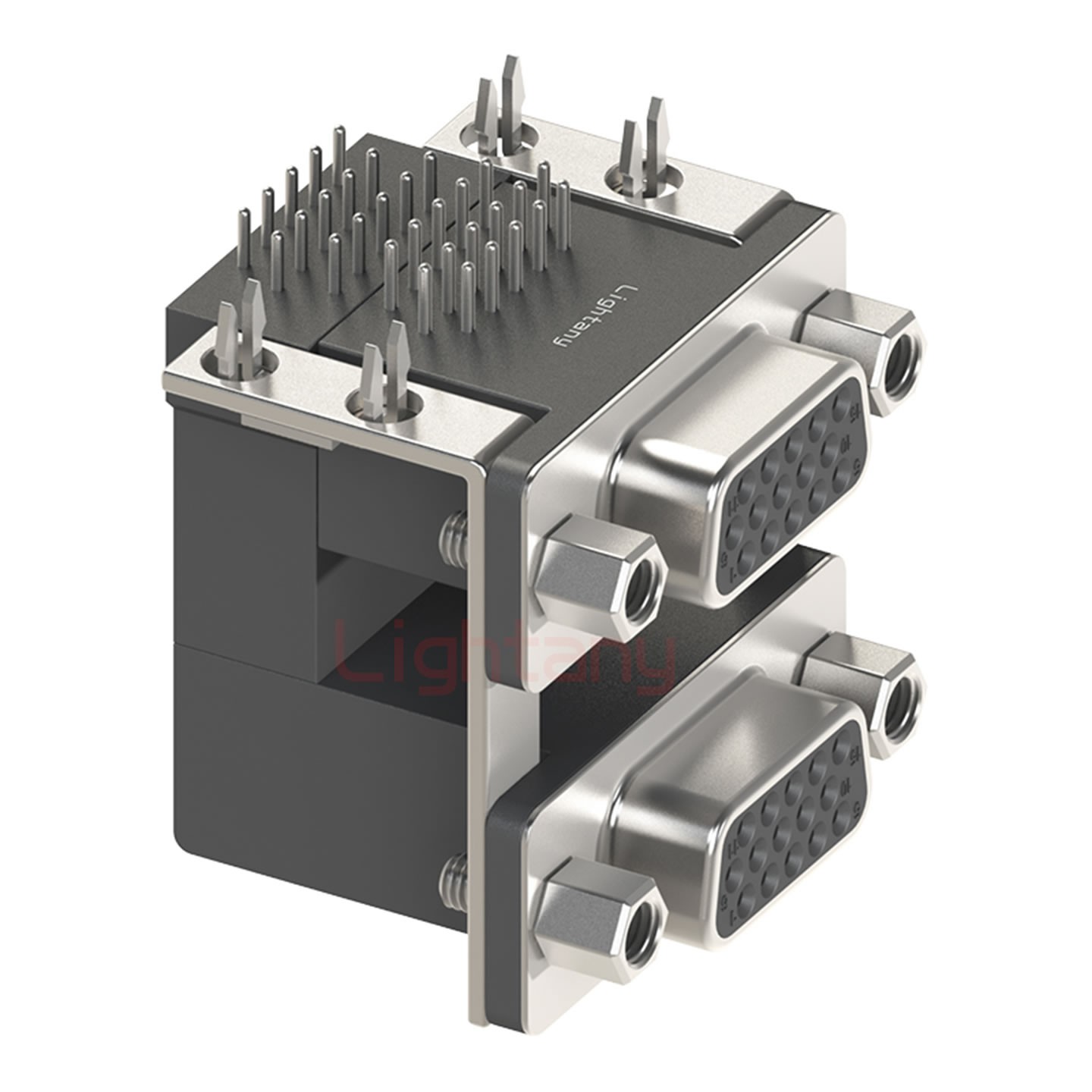 HDR15母對(duì)母 間距19.05 雙胞胎沖針 D-SUB連接器