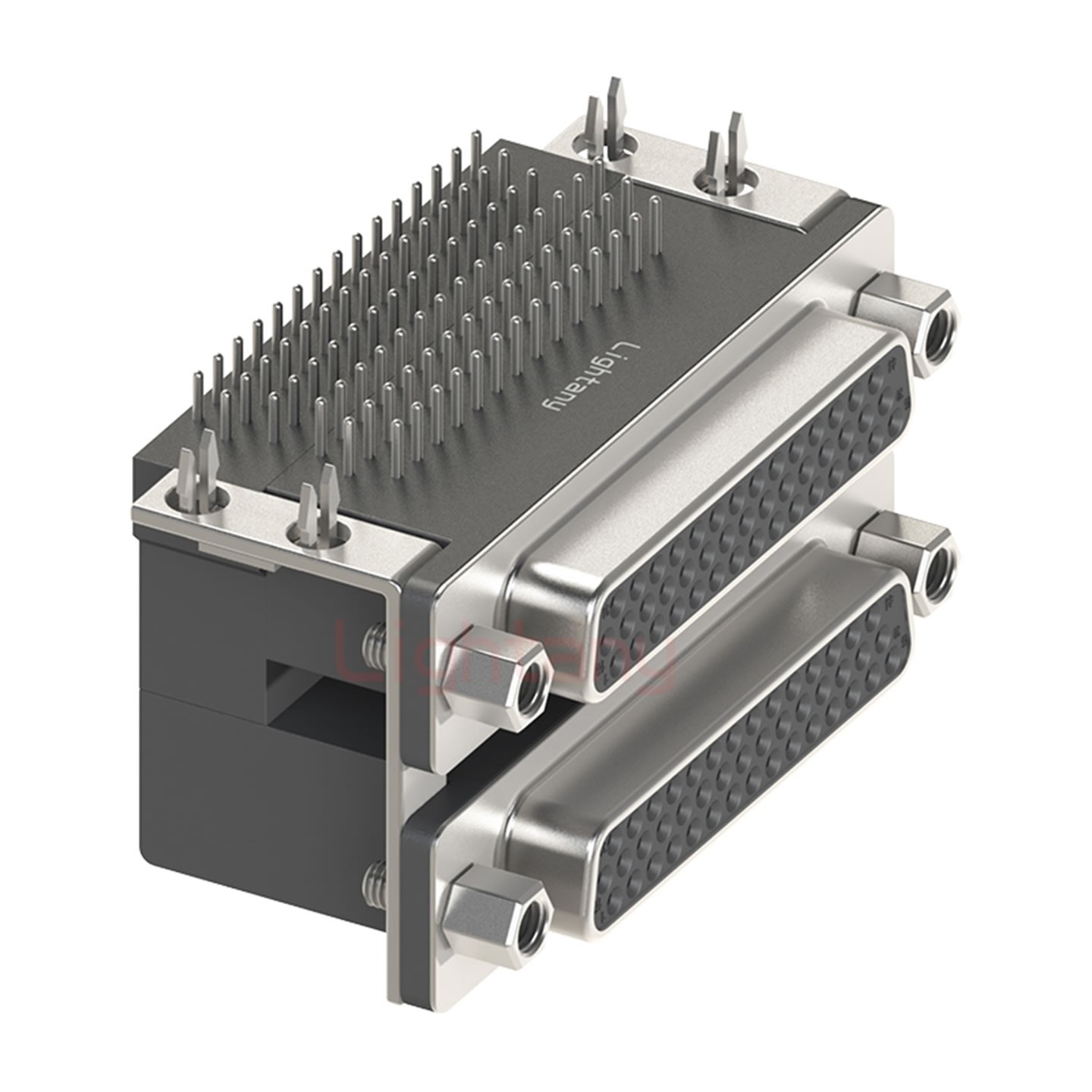 HDR44母對母 間距15.88 雙胞胎沖針 D-SUB連接器