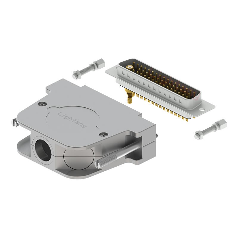 47W1公焊線式75歐姆+50P金屬外殼2252三個(gè)出線孔12mm