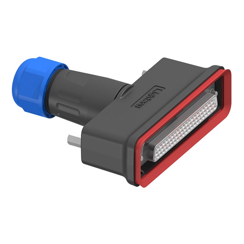 HDB62母頭焊線+防水直式接頭 線徑5~11mm